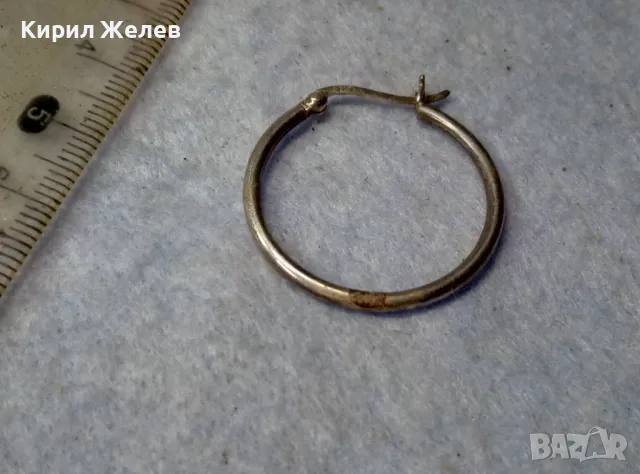 ВИНТИДЖ АРТ МОДЕЛ СРЕБЪРНА ОБЕЦА СРЕБРО 925 ИЗЯЩНА РЪЧНА ИЗРАБОТКА 49859, снимка 5 - Обеци - 49757725