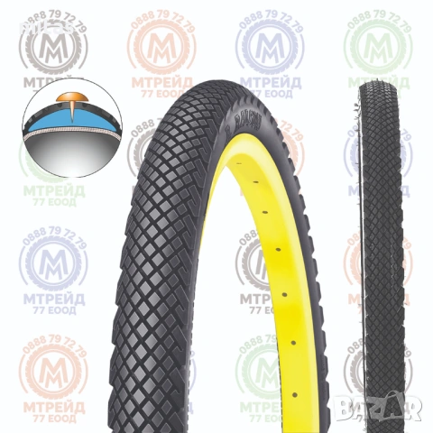 Външна гума за велосипед Ralson 18x1.75 (47-355), Защита от спукване