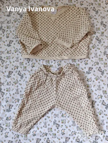 Zara комплект 12-18 месеца, снимка 2 - Комплекти за бебе - 49301937