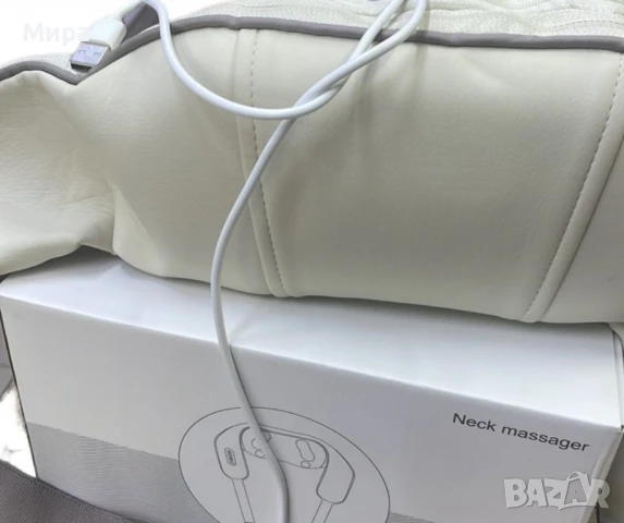 Акумулаторен масажор с топлина за врат,гръб,рамена,крака,за мускулна релаксация, снимка 3 - Масажори - 49425838