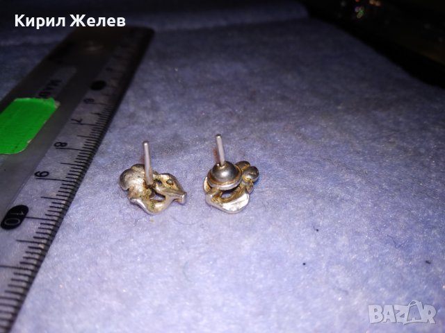 СТАРИННИ СРЕБЪРНИ ОБЕЦИ - РОЗИЧКИ СРЕБРО 925 ИЗКЛЮЧИТЕЛНО ФИНА МАЙСТОРСКА РЪЧНА АРТ ИЗРАБОТКА 34431, снимка 5 - Обеци - 39653909