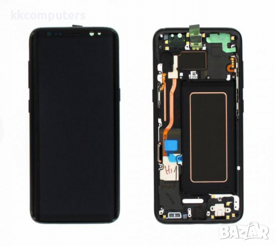 LCD Дисплей С РАМКА за Samsung SM-G955F Galaxy S8 Plus / GH97-20470A / GH97-20564A / Черен / Оригина