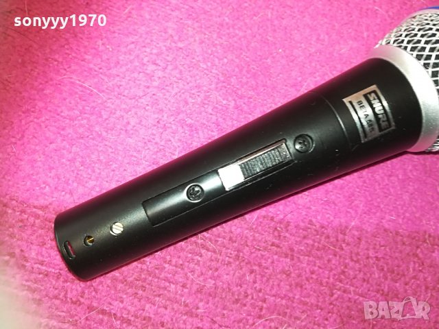shure beta sm58s-profi microphone-внос швеицария 0704211659, снимка 7 - Микрофони - 32462958