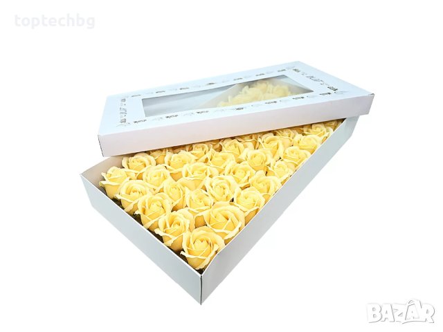 Сапунени рози Love 50 броя в различни цветове, снимка 12 - Декорация за дома - 43611622