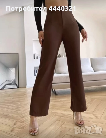 Нов кафяв панталон М размер 