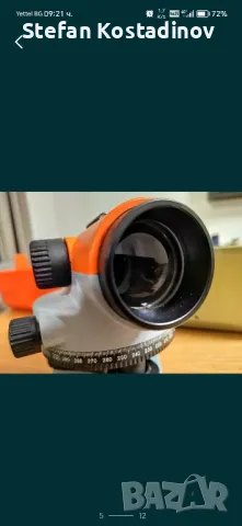 Оптичен Нивелир Nedo F32, снимка 5 - Измервателни инструменти - 48007470