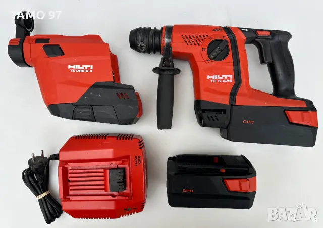 ТОП ЦЕНА! Hilti TE 6-A36 AVR - Акумулаторен перфоратор с прахоуловител 36V, снимка 2 - Перфоратори - 48215752