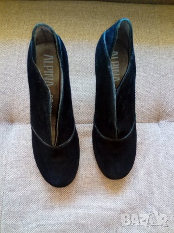 Дамски обувки Alpina естествен велур, снимка 8 - Дамски обувки на ток - 28063441
