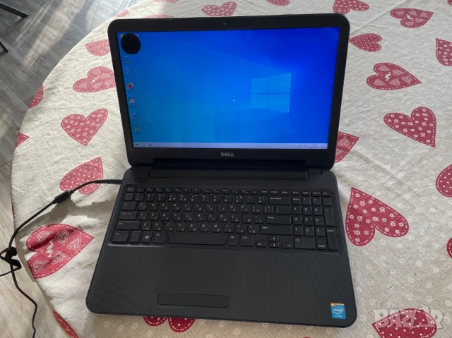 Лаптоп DELL Inspirion за ремонт или за части + Оригинално зарядно( адаптер + захранващ кабел ), снимка 5 - Лаптопи за работа - 53449116