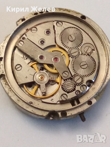 Механизъм с циферблат от стар ръчен часовник 52053, снимка 4 - Мъжки - 52299890