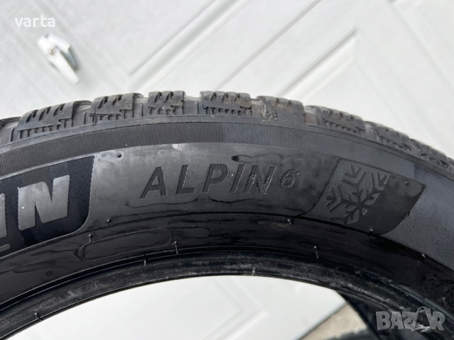 2бр Зимни гуми MICHELIN ALPIN 6, 205/55/17 , снимка 4 - Гуми и джанти - 44842178