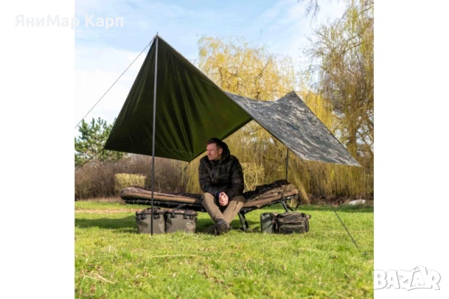 Покривало Nash Bank Life Multi Tarp Camo, снимка 3 - Палатки - 50975965