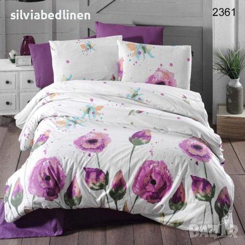 Спално бельо ранфорс 100% памук,голяма спалня,единично, пет части, снимка 2 - Спално бельо - 40141671