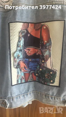 Продавам дънково яке в отлично състояние., снимка 2 - Якета - 49606397