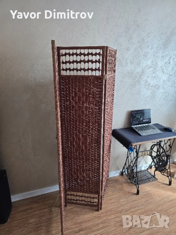 Параван от естествен ратан, снимка 3 - Паравани - 52428764