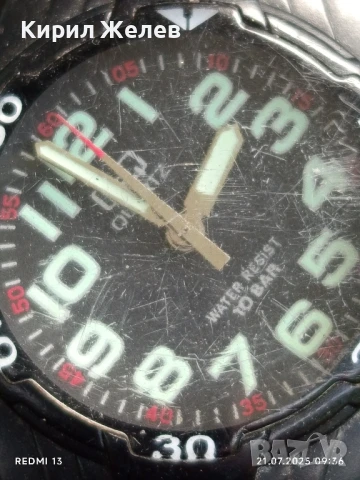 Модерен дизайн унисекс часовник Q/Q Quartz Water rezist с фосфорни цифри работи 50667, снимка 2 - Мъжки - 51088033