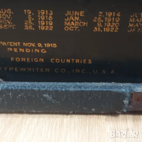 Пишеща машина "Underwood" 1929г, снимка 5 - Антикварни и старинни предмети - 50428706