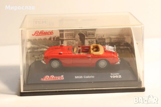SCHUCO 1/72 MGB МОДЕЛ КОЛИЧКА