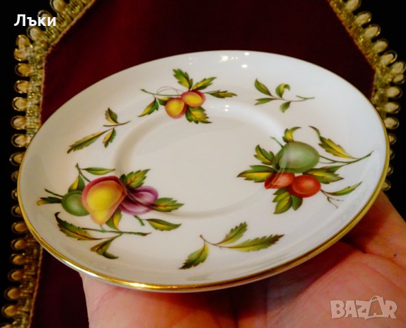 Чаша с чиния английски порцелан,злато. , снимка 8 - Антикварни и старинни предмети - 33147519