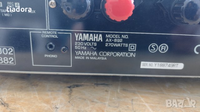 Yamaha AX -892, снимка 12 - Ресийвъри, усилватели, смесителни пултове - 43845478