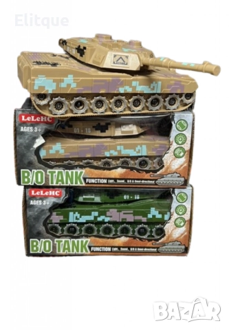 Боен танк с реалистични звуци и светлини, снимка 4 - Коли, камиони, мотори, писти - 52745138