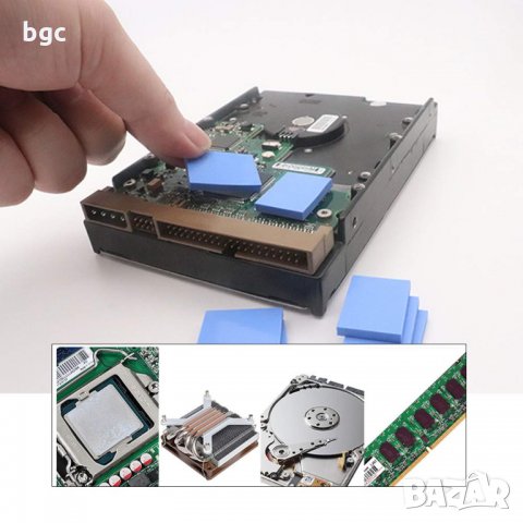 Термопроводящ Термален Термо пад Термична подложка Силиконов Пад Thermal pad Термо лепенка, снимка 12 - Части за лаптопи - 31576627