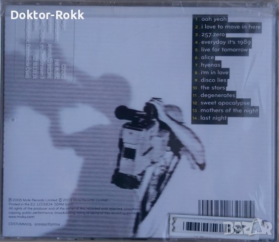 Moby – Last Night (2008, CD), снимка 2 - CD дискове - 43901101