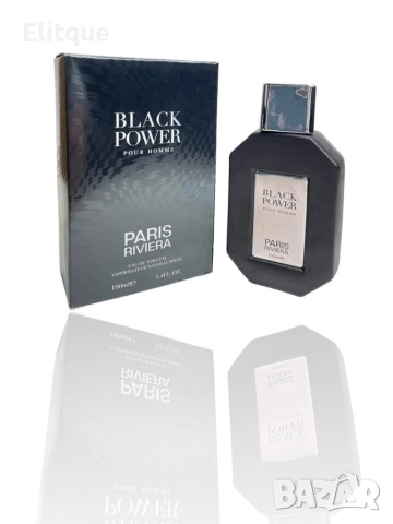 Paris Riviera Black Power 100ml EDT Men Black Code, снимка 4 - Мъжки парфюми - 52902231