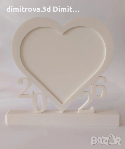 Рамка за снимка – сърце | 3D принт, снимка 3 - Други - 53161186