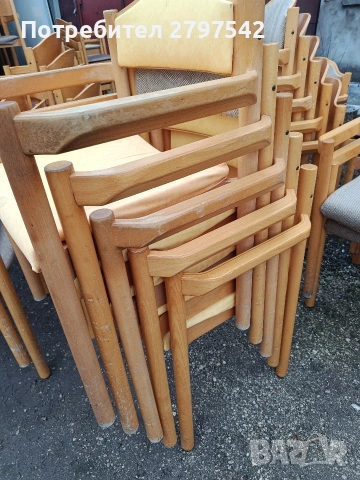 Дървени столове А145, снимка 3 - Столове - 53484083