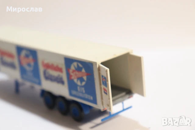 KIBRI 1:87 H0 ХЛАДИЛНО РЕМАРКЕ КАМИОН МОДЕЛ КОЛИЧКА, снимка 4 - Колекции - 50851244