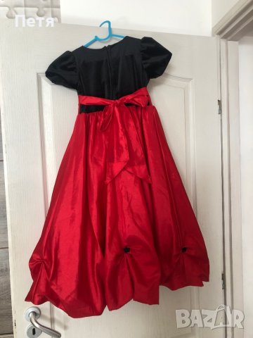 Официална рокля за момиче - червено и черно, снимка 3 - Детски рокли и поли - 38177912