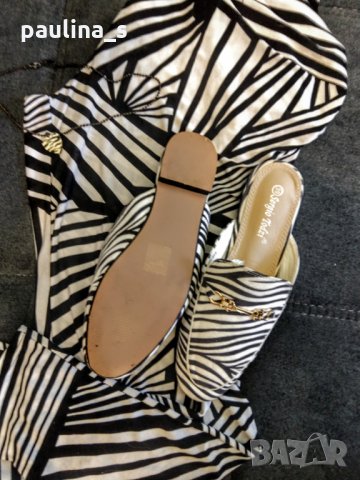 Комплект от нови италиански чехли "Sergio Totzi" и долнище / унисайз , снимка 4 - Дамски елегантни обувки - 26520671