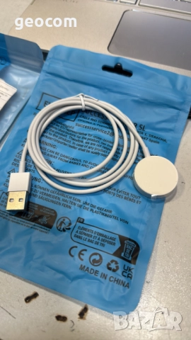 Apple iWatch мини безжично ново зарядно (1м), снимка 3 - Безжични зарядни - 52569169