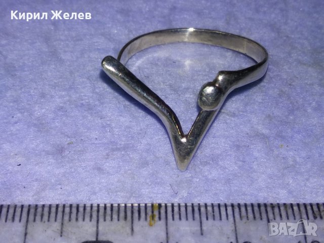 МАРКОВ СРЕБЪРЕН АРТ НУВО СТИЛ ПРЪСТЕН ВИСОКА ПРОБА СРЕБРО ДИЗАЙНЕРСКИ МОДЕЛ РЪЧНА РАБОТА 40912, снимка 5 - Пръстени - 43226328