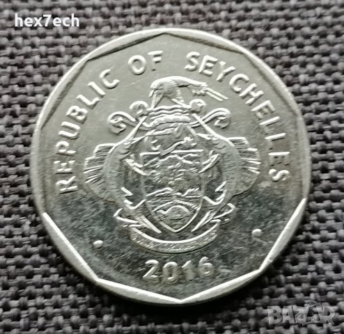❤️ ⭐ Монета Сейшели 2016 5 рупии ⭐ ❤️, снимка 2 - Нумизматика и бонистика - 38701405