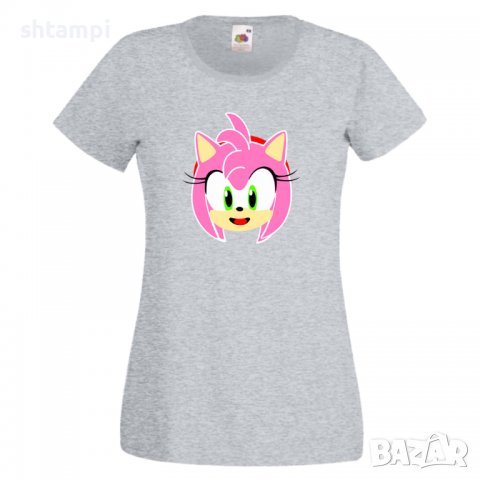 Дамска тениска SONIC AMY Игра,Изненада,Подарък,Празник,Повод, снимка 8 - Тениски - 37243713