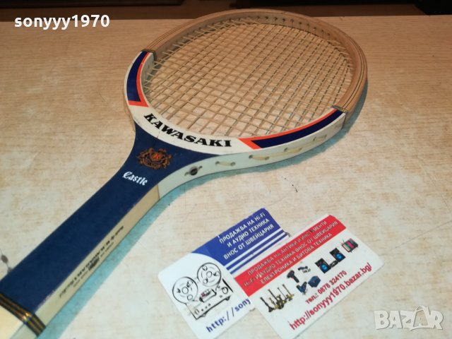 KAWASAKI-MADE BY K.KАWASAKI RACKET-SWISS 0512211257, снимка 2 - Колекции - 35034980