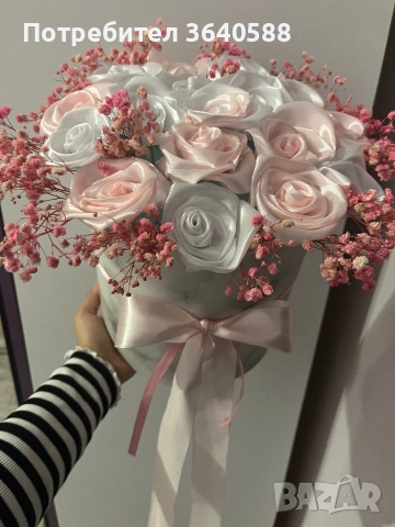 Сатенени рози