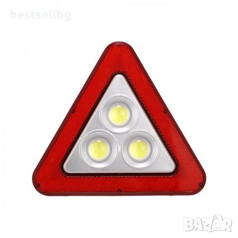 Акумулаторен авариен соларен триъгълник LED фенер за автомобил аварии