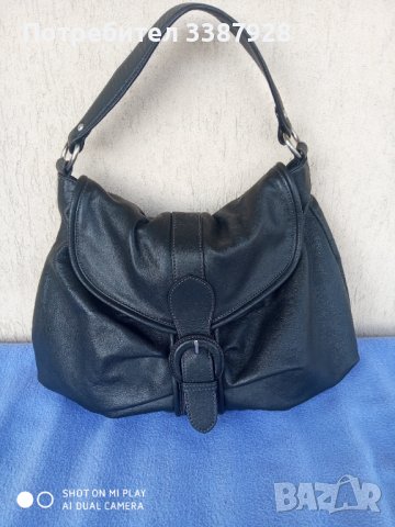 Голяма чанта Pasito от естествена кожа.