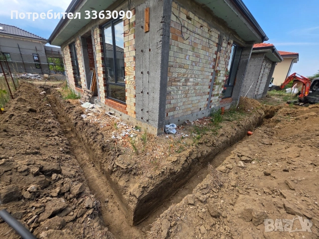 Услуги с мини багер 2,5т и самосвал 3,5т, снимка 2 - Други ремонти - 47816350