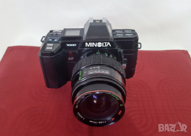 Minolta 7000AF + Maginon AF 28-70/3.5-4.5 HQC, снимка 2 - Фотоапарати - 44906807
