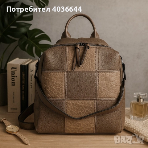 Многофункционална дамска раница-чанта, снимка 7 - Чанти - 51657250