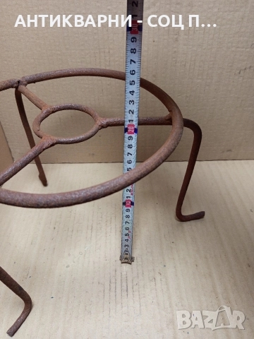 Стар Ръчно Изработен Саджек Пиростия За Огнище. , снимка 8 - Антикварни и старинни предмети - 52842188