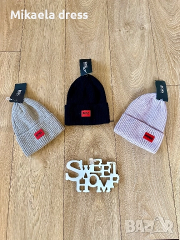 Топла зимна шапка Hugo Boss.Нова с етикет, снимка 2 - Шапки - 52314065