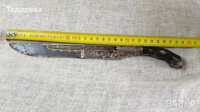 Старинен нож "Piha kaetta" - ХVIII- ти век, снимка 2 - Антикварни и старинни предмети - 43341038