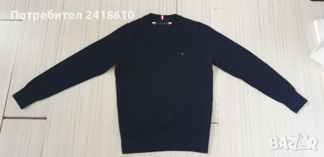 Tommy Hilfiger Cotton Knit Mens Size S  ОРИГИНАЛ! Мъжки Памучен Пуловер!, снимка 8 - Пуловери - 49336807