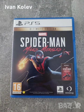 Продавам Spider-Man miles morales за PS5