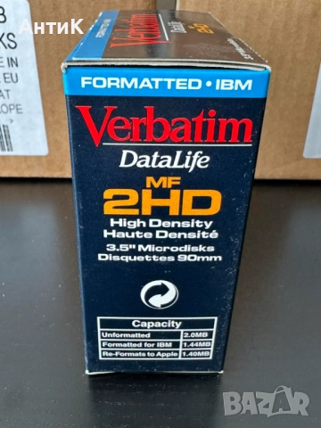 Флопи Дискети Verbatim Data Life MF 2HD 1.44MB, снимка 5 - Други - 52231343
